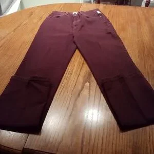 Versace | Jeans | Versace Couture High Waist Burgundy Jeans  display picture 1
